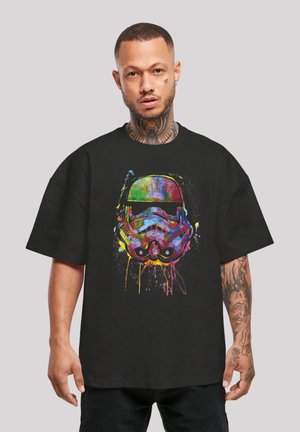 PREMIUM STORMTROOPER PAINT SPLATS ULTRA HEAVY OVERSIZE - T-Shirt print - black