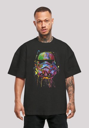 F4NT4STIC PREMIUM STORMTROOPER PAINT SPLATS ULTRA HEAVY OVERSIZE - T-Shirt print - black