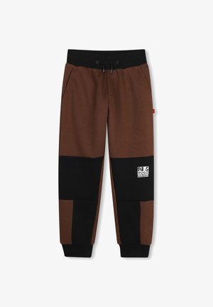 HUGO Kids, PANTALON DE JOGGING - Pantalon de survêtement - chicory coffee