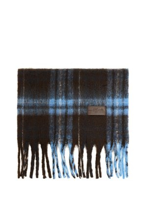 Bershka, BLUE CHECKED SCARF - Écharpe - light blue
