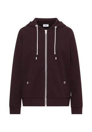 Cecil, LANGARM JACKE MIT KAPUZE UND STRUKTUR - Gilet - berry red