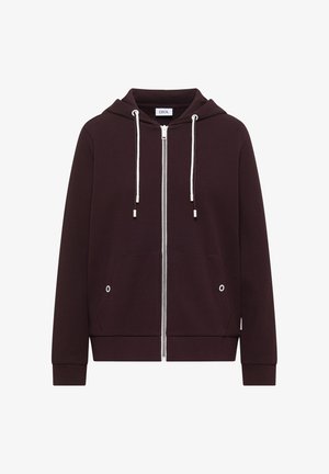 Cecil, LANGARM JACKE MIT KAPUZE UND STRUKTUR - Gilet - berry red