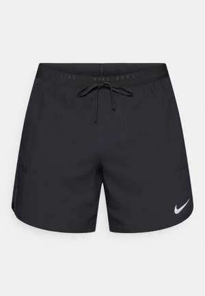 Czarne spodenki do biegania z elastycznym pasem i sznurkiem, brandingiem Nike Running oraz subtelnym logo. Wykonane z lekkiego materiału, wyposażone w boczne kieszenie.