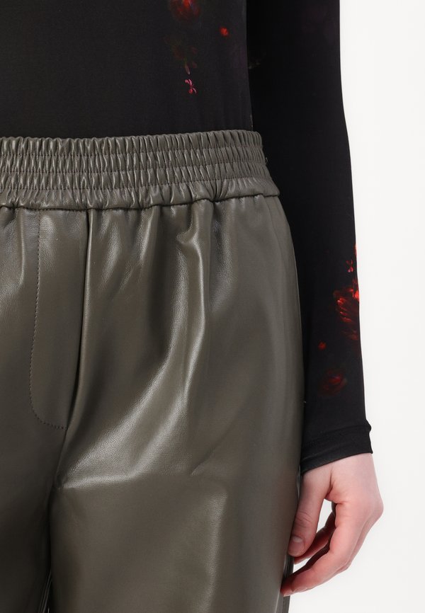 JUNO  - Leather trousers - beluga4