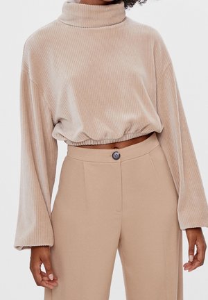 Bershka, Pullover - beige