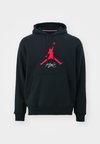 BASELINE - Felpa con cappuccio - black gym red gym red