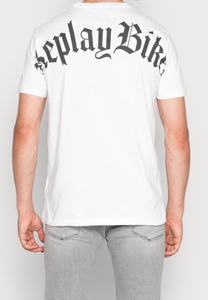 T-shirt print - white