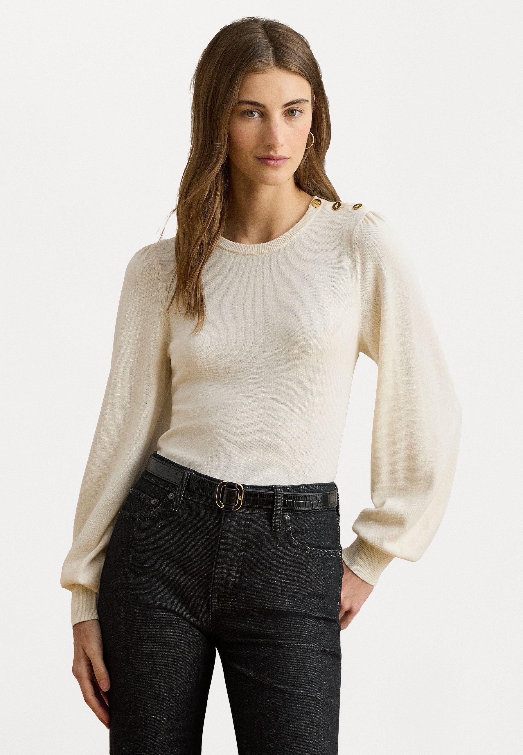 Sweater Jumper Ralph Lauren Puff Sleeve Sweater Polo Ralph Lauren 