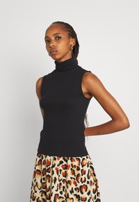 VILA VIFELIA 2 PACK - Topp - black/chocolate