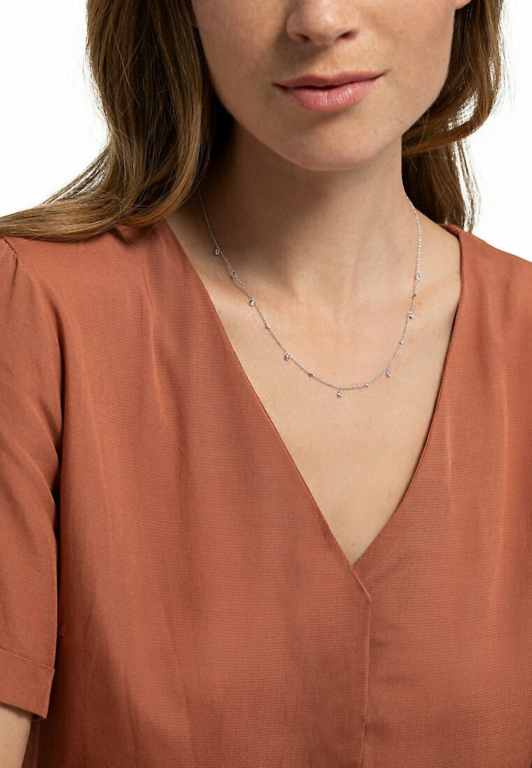 CHRIST Halskette - weißgoldfarben