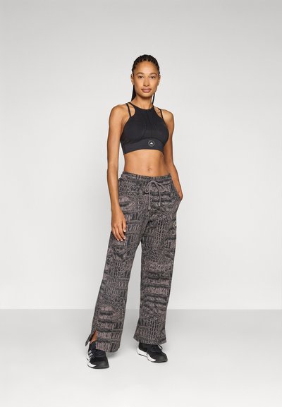 adidas by Stella McCartney LOOSE - Treningo apatinė dalis - black/charcoal