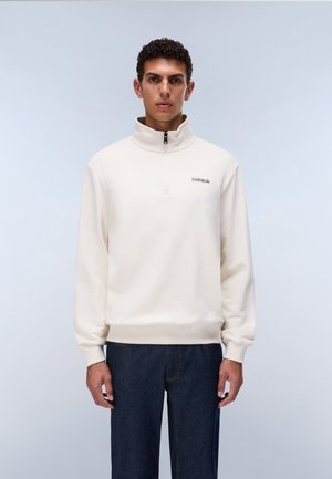 Napapijri SMALL BOX HZ - Φούτερ - beige dimity