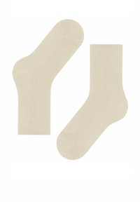 FALKE NEEDLEPOINT - Socken - off white