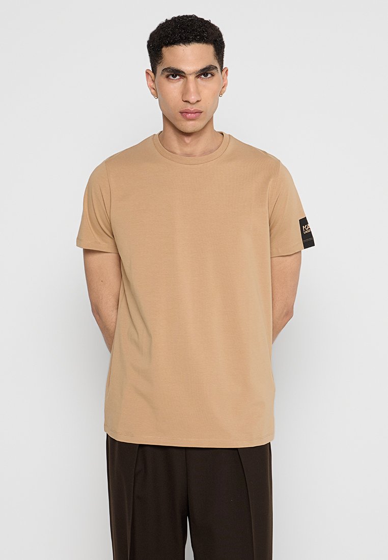 Karl Lagerfeld T-shirt basic zandkleur