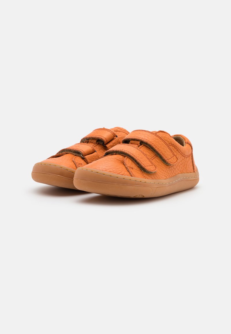 Kinder Klettschuhe | Froddo BAREFOOT UNISEX Klettschuh cognac/orange - QI75724 Kinder Klettschuhe | Froddo BAREFOOT UNISEX Klettschuh cognac/orange - QI75724