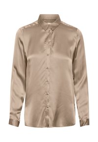 LEONORE PREMIUM - Bluza s gumbima - desert taupe