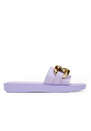 CON CADENA - Sandalias planas - lila