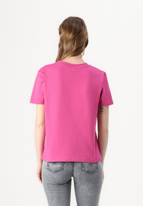 Print T-shirt - fuxia3