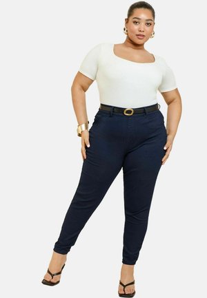 Friends Like These PLUS SIZE FIT - ELASTICATED WAIST  - Blugi skinny fit - dark blue