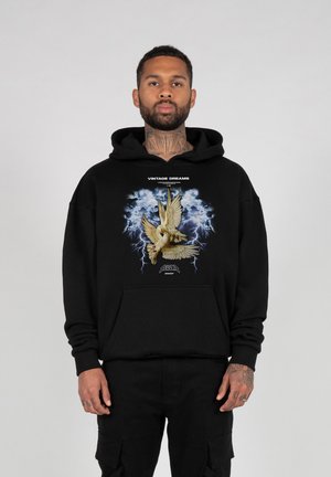 MÄNNER VINTAGE DER AMS V.1 HEAVY ESS - Kapuzenpullover - black