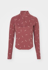 LOGO - Pullover - red sepia/light orewood brown/white