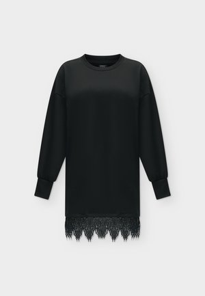 ONLY, ONLBROOKE O NECK - Robe de jour - black/black
