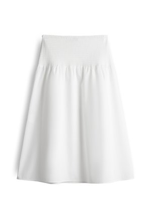 OPUS, A-LINE SHEER LOOK - Gonna a campana - white