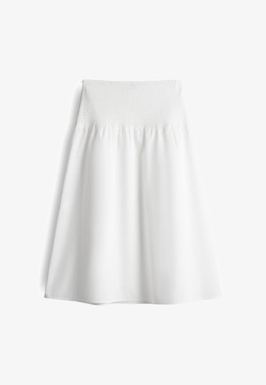 OPUS, A-LINE SHEER LOOK - Jupe trapèze - white