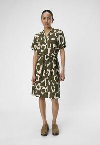 Object PRINT - Blusenkleid - ivy green