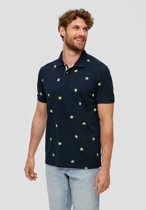 PRINT IM -STIL - Polo - navy