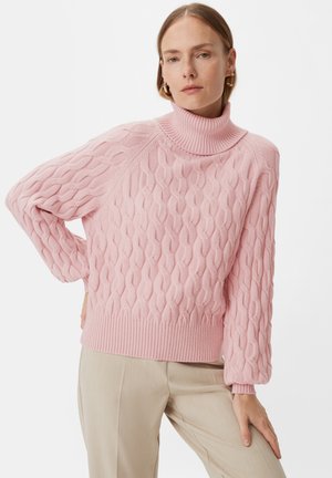 comma, MIT MUSTER - Maglione - zartrosa