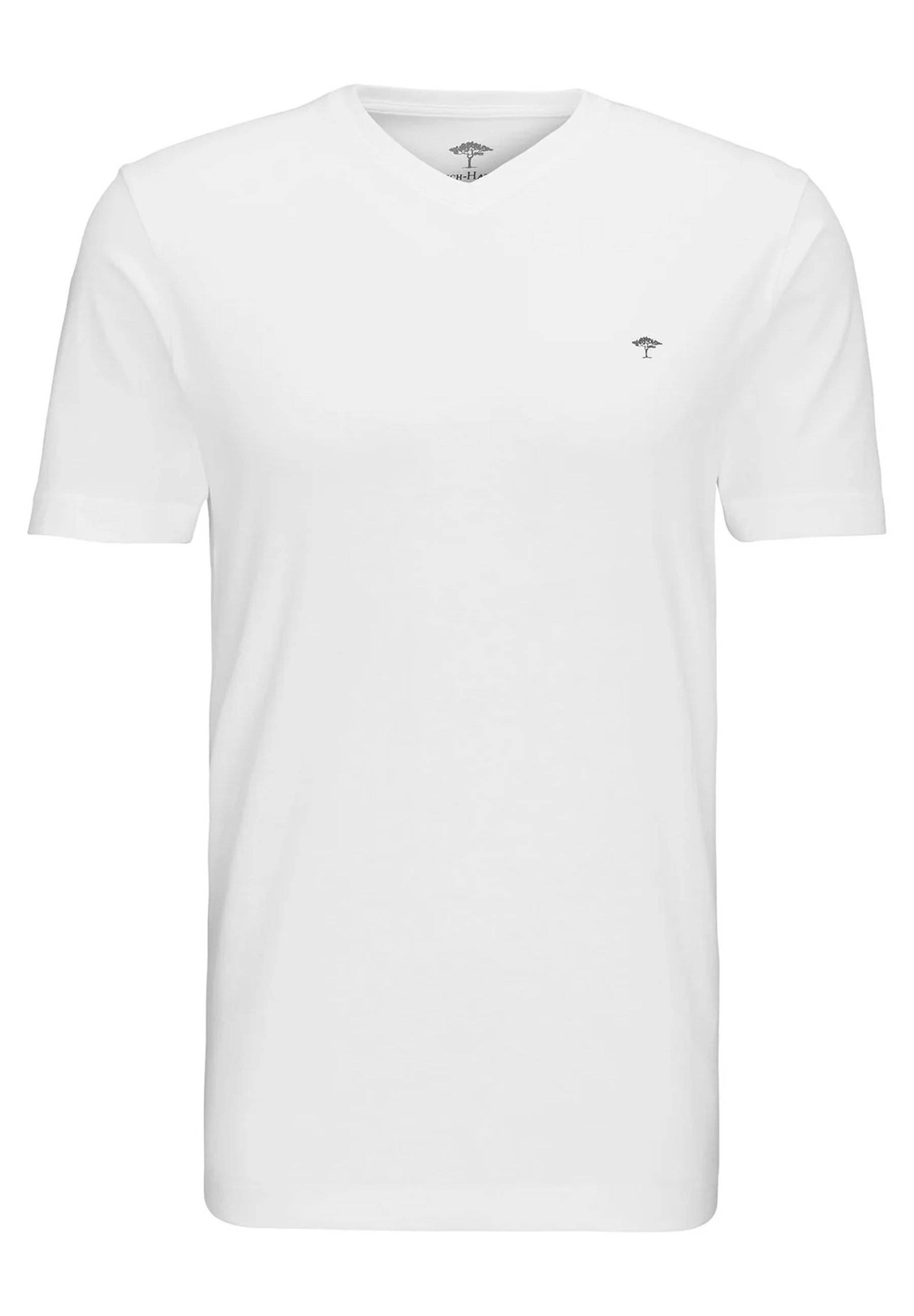 Premium V-Ausschnitt T-Shirt Herren – Weiß, Aus 100% Baumwolle, Größe XL, Maschinenwaschbar