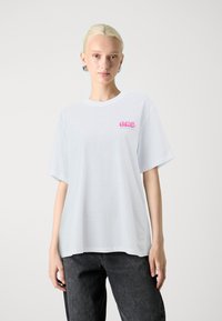 Jack & Jones JORLOOSIE TEE CREW NECK UNISEX - Μπλουζάκι με στάμπα - bright white
