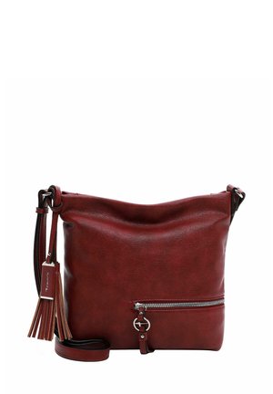 NELE - Cross body bag - darkred