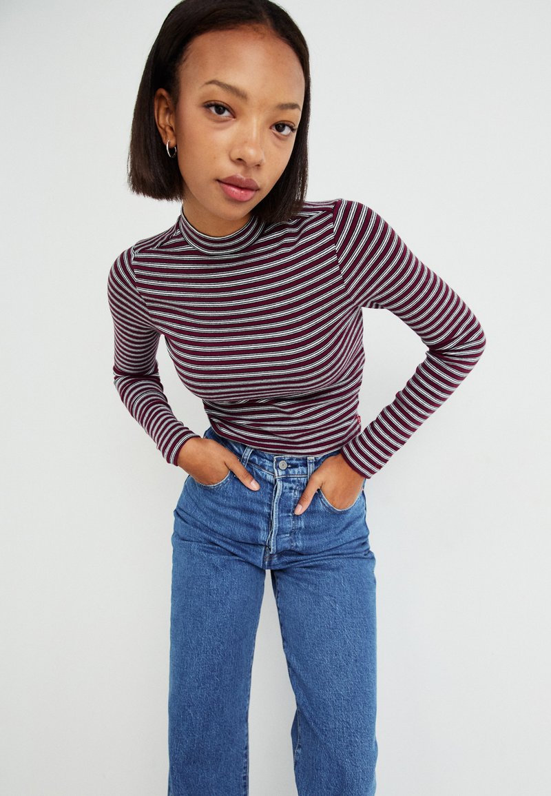 Levi's® EEFFORTLESS TEE - Topper langermet - burgundy