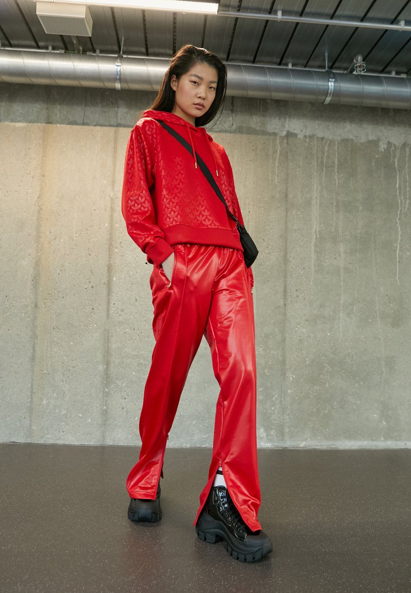 red firebird adidas tracksuit