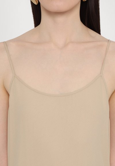 Filippa K DRAPED STRAP DRESS - Pidulikud riided - caramel be