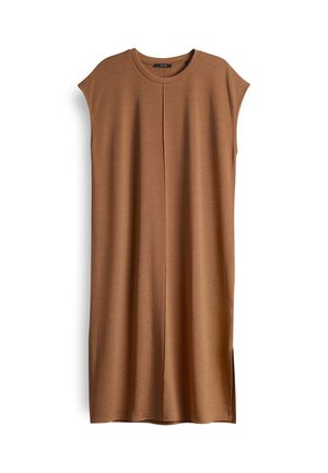 OPUS, RELAXED MIDI A-LINE FIT - Robe en jersey - golden oak