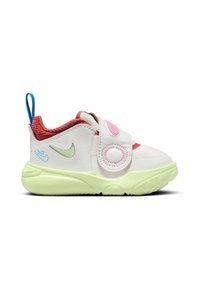 Nike Performance TEAM HUSTLE D 11 - Scarpe da basket - summit white/barely volt-coconut milk