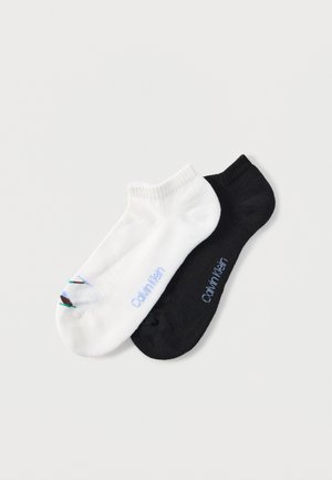 SNEAKER MONOGRAM 4 PACK - Calze - white/black