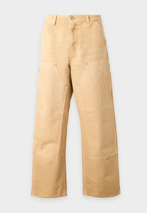 Carhartt WIP, BRANDON DOUBLE KNEE PANT DEARBORN - Hlače - dusty brown