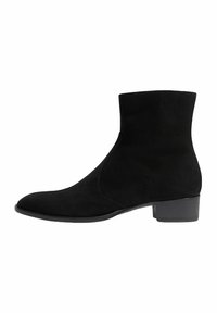 WARREN - Støvletter - black suede
