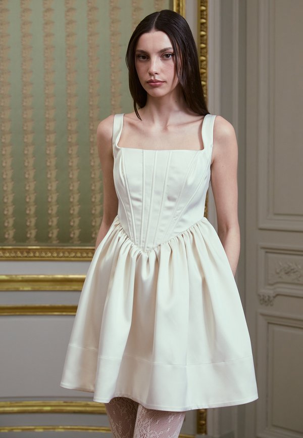 LIVIA DROP WAIST MINI DRESS - Cocktail dress / Party dress - vanilla