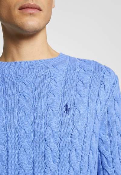 Polo Ralph Lauren CABLE KNIT COTTON JUMPER - Jumper - heathe