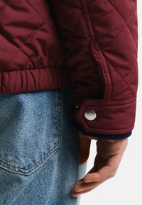 GANT QUILTED WINDCHEATER - Light jacket - wine red