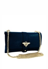 DrachenLeder TOSCANTO - Clutch - dunkelblau