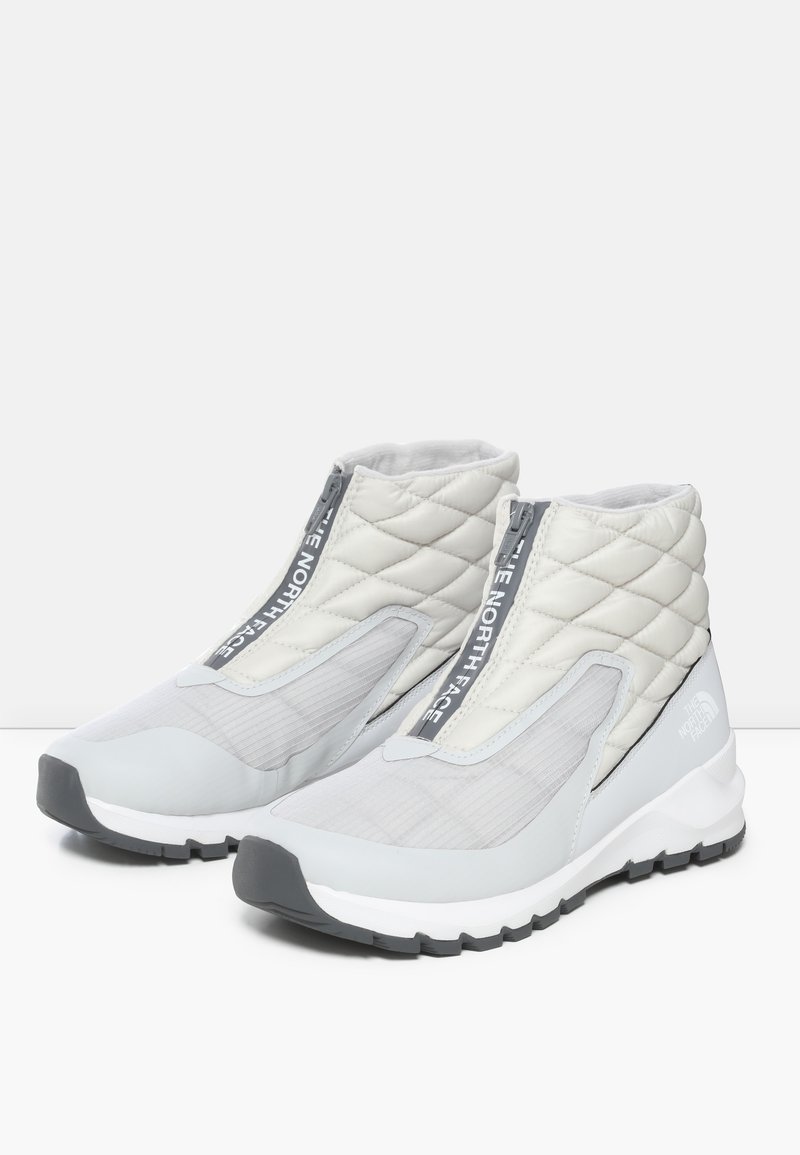 The North Face W Thermoball Progressive Zip Snowboots Spackle Grey Tnf White Grijs Zalando Nl