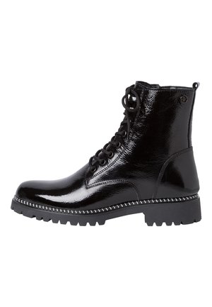 Tamaris Schnürstiefelette - black patent