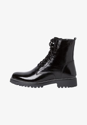 Tamaris Schnürstiefelette - black patent