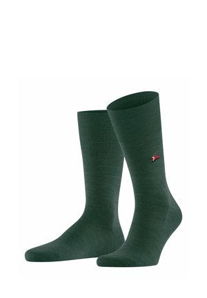 FALKE, AIRPORT X-MAS DACHSHUND SOCKEN - Strømper - hunter green